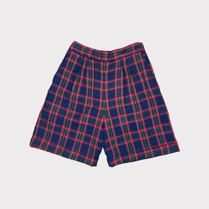 Jan Briggs Vintage Plaid Tartan Shorts